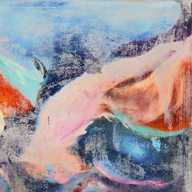 2010s 'Desert Ii' by Charmaine Girelli, Palm Springs, California Woman Artist, Large Proto-Organic Abstract For Sale - Image 5 of 7