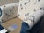 Hickory Chair Furniture Company Hickory Chair Blue Velvet and Embroidered Crane Upholstered Armchair With Ottoman For Sale - Image 4 of 12