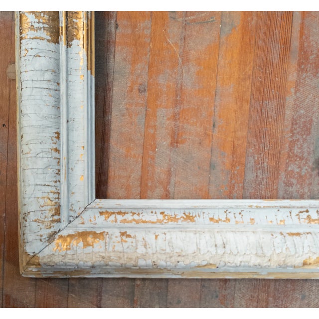 Early 20th Century 20th Century Rustic Wabi Sabi Newcomb-Macklin Gilt Plaster Painting Picture Frame For Sale - Image 5 of 12