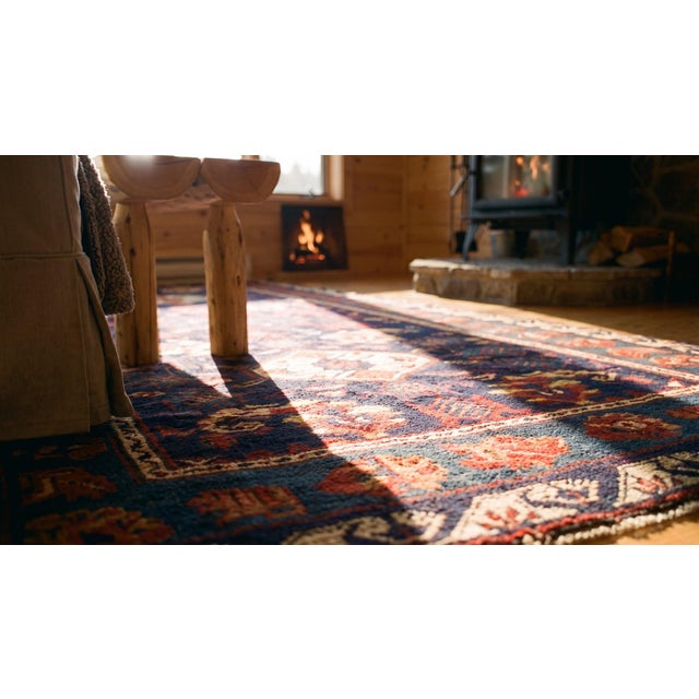 19th Century Caucasian Zeychor Carpet ( 4'2" x 7' - 127 x 213 ) For Sale - Image 15 of 15