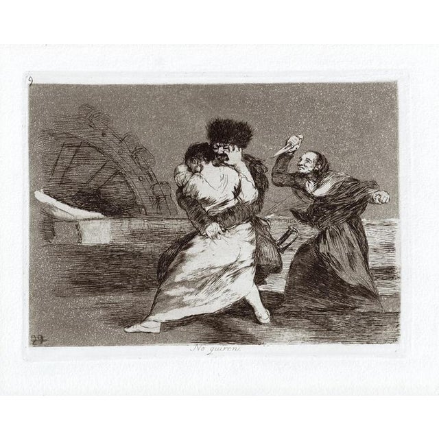 Francisco Goya, Not Even Them, 1863, Etching For Sale