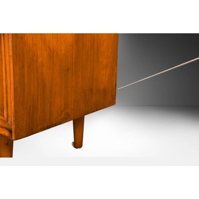 Morganton Furniture Co. Mid-Century Modern Hutch China Cabinet Morganton Furniture CopenArt Line For Sale - Image 4 of 14