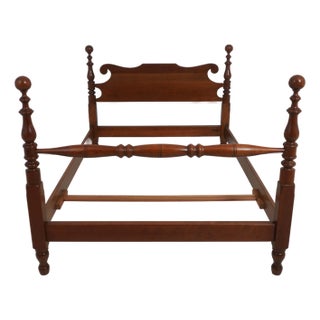 Stickley Full Size Cherry Cannonball Bed For Sale