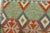 Kilim Rug 4’2” X 5’10” Multicolor Wool Tribal Handwoven Oriental Carpet For Sale In Philadelphia - Image 6 of 11