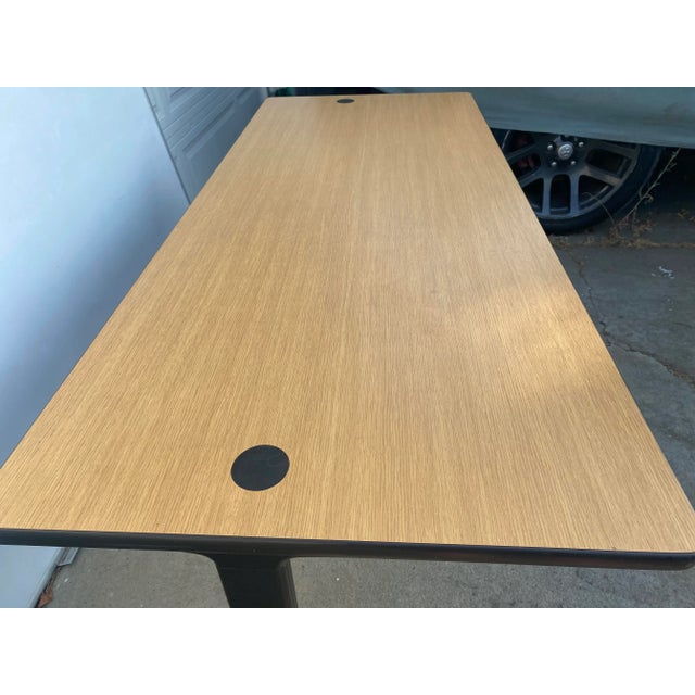 Wood 1990s Vintage Herman Miller Work Group Desk Table For Sale - Image 7 of 13