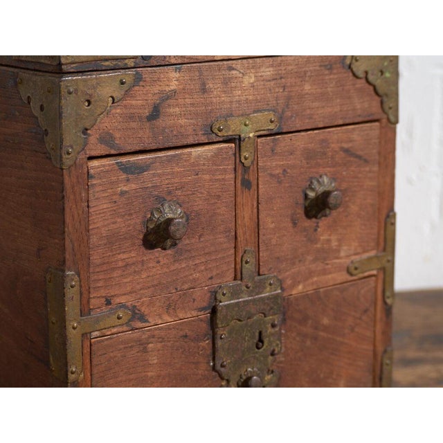 Antique Japanese Storage Box For Sale - Image 6 of 14