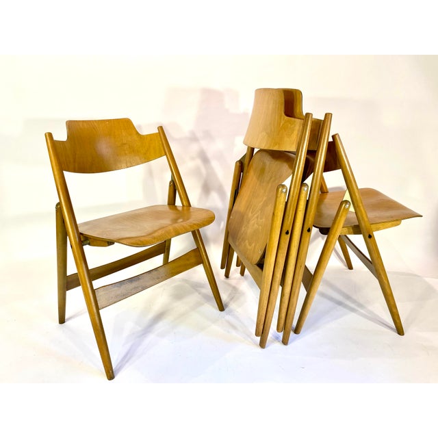 Folding Chairs by Egon Eiermann for Wilde+Spieth, 1970s, Set of 4 For Sale - Image 10 of 18