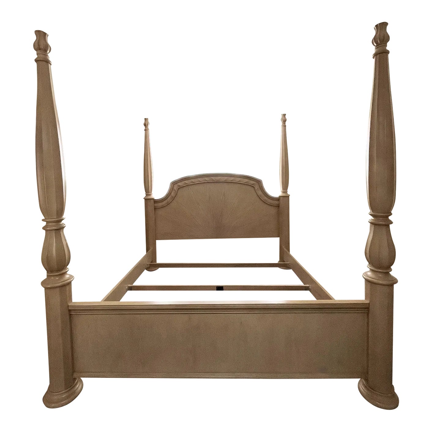 Bernhardt Rendition King Four Poster Bed | Chairish
