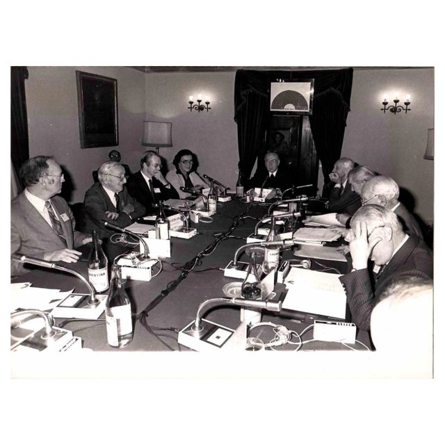 Unknown, Nobel Prize Conference, Vintage Photograph, 1980 For Sale