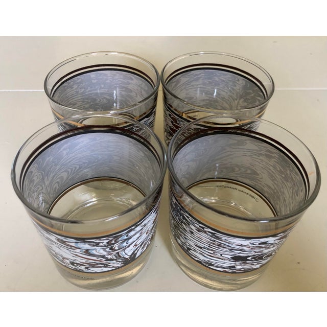 Vintage 1980s Anchor Hocking Lowball Rocks Glasses - Set of 4 For Sale - Image 9 of 10