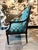 French Late 19th Century Carved Antique French Settee in Modern Clarence House Linen For Sale - Image 3 of 14