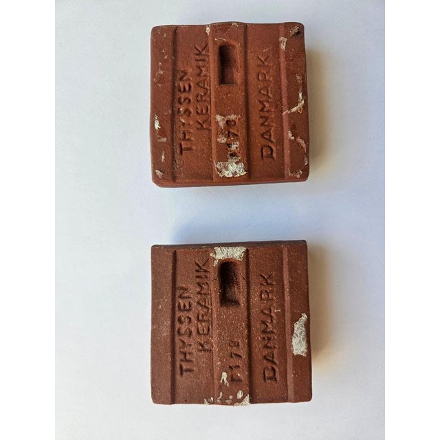 Mid-Century Ceramic Tiles with Viking Motifs from Thyssen, 1960s, Set of 2 For Sale - Image 10 of 11