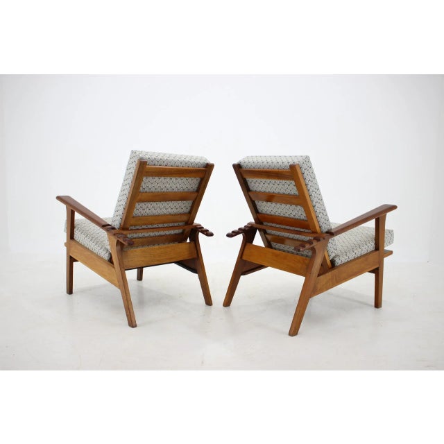 Armchairs & Stools by Antonin Heythum, Czechoslovakia, 1930s, Set of 4 For Sale - Image 10 of 18
