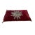 19th-Century Ecclesiastical Velvet Pillow With Agnus Dei Bullion Embroidery For Sale - Image 4 of 18