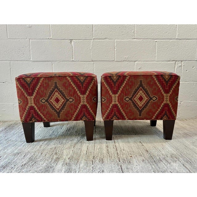2000 - 2009 Kilim Ottomans - Matching Pair For Sale - Image 5 of 8
