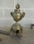 Antique Brass Urn & Flame Andirons - A Pair For Sale - Image 10 of 11