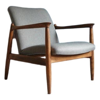 Vintage Armchair From Mid Century Designed by Edmund Homa, Restored For Sale