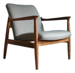 Vintage Armchair From Mid Century Designed by Edmund Homa, Restored