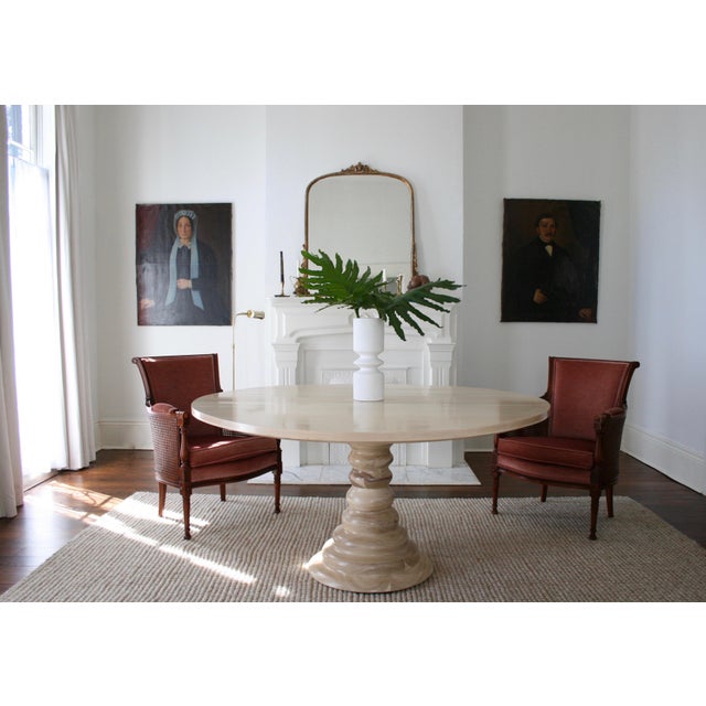 Modern Amelia Round Wooden Dining Table Chairish