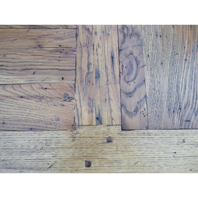 Brown 1800's Real McCoy Country Chestnut Farm Tbl. Seat 8+ For Sale - Image 8 of 8