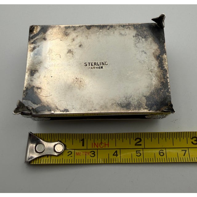 Early 20th Century Edward Farmer Sterling Silver & Carved Carnelian Matchbox Holder For Sale In Dallas - Image 6 of 8