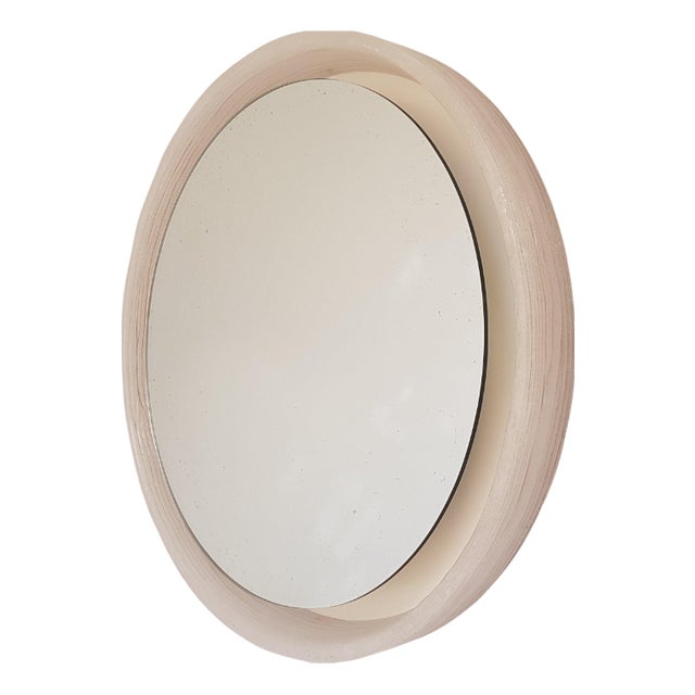 Round Mirror from Hillebrand, 1970s For Sale
