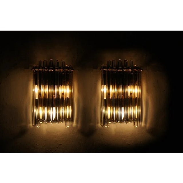 Venini Large Wall Lamps in the style of Venini, Set of 2 For Sale - Image 4 of 7