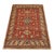 Kazak Rug 4′ X 5’4” Red Wool Tribal Hand-Knotted Oriental Carpet For Sale