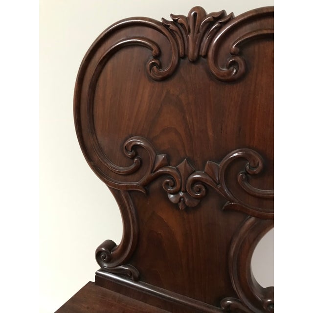 Early 19th Century Early 19th Century William IV-Style English Hall Chair For Sale - Image 5 of 6