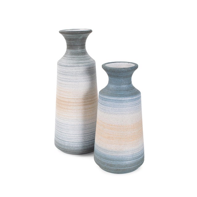 Blue Drift Tide Vase Small For Sale - Image 8 of 11