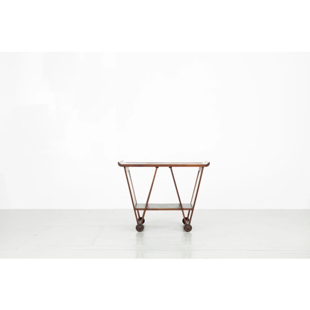 Mid-Century Modern Italian Trolley with Lion Motif, 1940s For Sale - Image 3 of 18