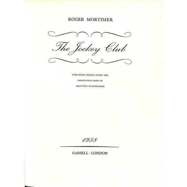 Traditional "The Jockey Club" 1958 Mortimer, Roger For Sale - Image 3 of 8