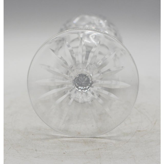 Glass Continental Antique Set of 8 Handblown and Cut Crystal Wine Glasses For Sale - Image 7 of 9