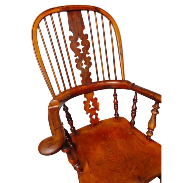 English Windsor Armchair, 1880s For Sale - Image 3 of 4
