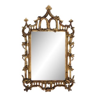 George III Period Giltwood Mirror, England, 18th Century For Sale