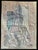 Gaston CHAISSAC (1910 - 1964), Person, November 25, 1950 Ink, watercolor and pastel drawing on honeycomb paper dated...