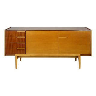 Mid-Century Modern Sideboard in Mahogany and Ash from Up Zavody, 1960s For Sale