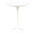 Mid-Century Modern Eero Saarinen for Knoll 16" Round White Tulip Side Table For Sale