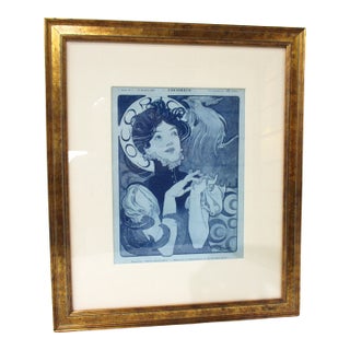 Alphonse Mucha Nouveau French Cocorico Magazine Cover For Sale