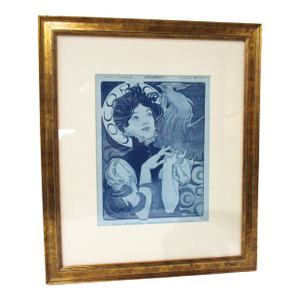 Alphonse Mucha Nouveau French Cocorico Magazine Cover