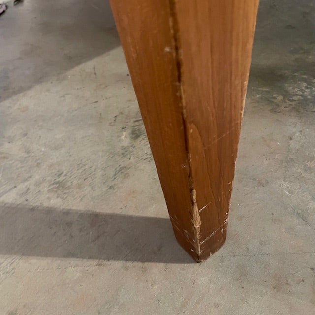 Wood Vintage S. Bent & Bros Square Brown Wooden Coffee Table W/ Single Drawer For Sale - Image 7 of 14
