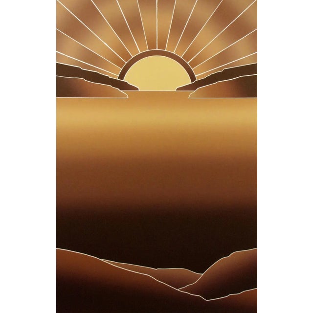 "Days End" by Jules Roch a.k.a. John Martineau Hand Signed, Titled and Numbered by the artist Limited Edition Serigraph...