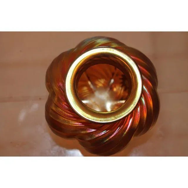 1930s Art Deco Steuben Gold Aurene Perfume Bottle For Sale In Miami - Image 6 of 11