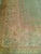 Vintage Turkish Oushak Hand-Knotted Rug in Open Geometric Pattern in Pale Green, Yellow, Pink For Sale - Image 14 of 17