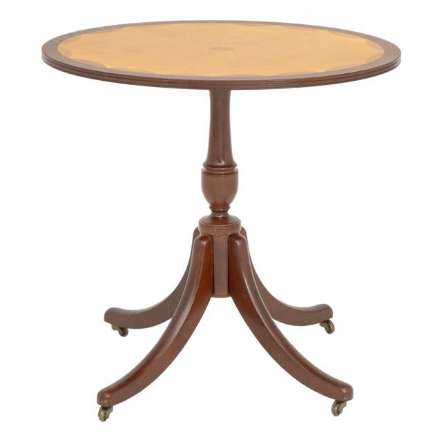 Bombay Company Oval Mahogany Occasional Table For Sale