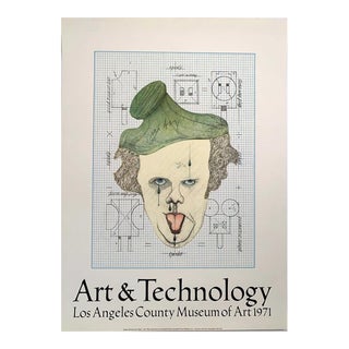 1971 Los Angeles County Museum of Art Claes Oldenburg Poster For Sale