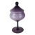 Late 20th Century Vintage Amethyst Empoli Candy Jar For Sale