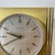 Metal Vintage Hollywood Regency Brass Glass Table Clock from Kienzle, Germany, 1960s For Sale - Image 7 of 16