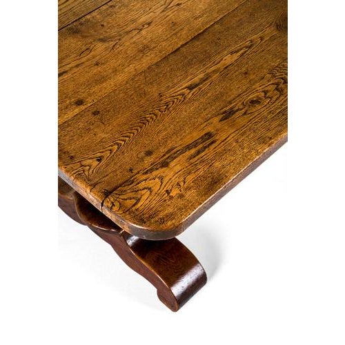 Large French Oak Refectory Table For Sale - Image 10 of 17
