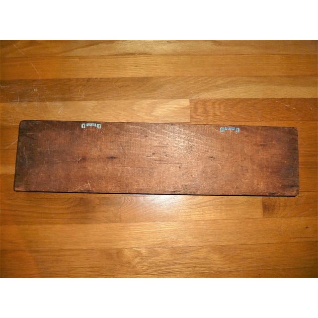 Folk Art Folk Art 19th Century Primitive Wall Shelf With Collection of Early Hand-Carved Miniature Farm Animals, Trees & House For Sale - Image 3 of 8